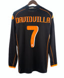 Valencia 2009-10 David Villa Long Sleeve Away Kit (XL)