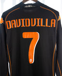 Valencia 2009-10 David Villa Long Sleeve Away Kit (XL)
