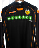 Valencia 2009-10 David Villa Long Sleeve Away Kit (XL)