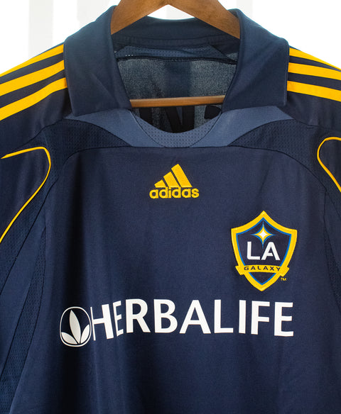 LA Galaxy 2007-08 Beckham Away Kit (XL)