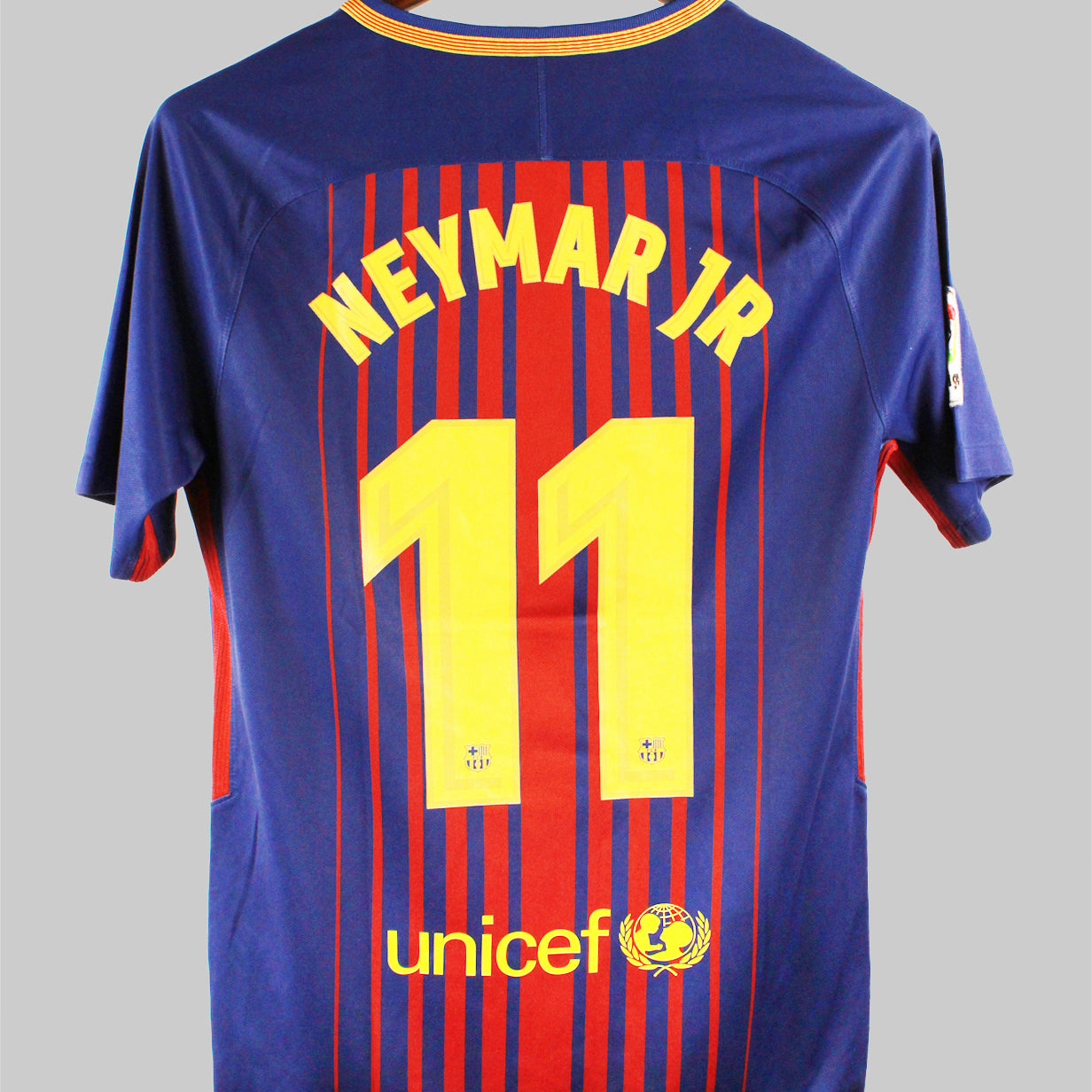 Barcelona 2017-18 Neymar Home Kit  (M)
