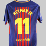 Barcelona 2017-18 Neymar Home Kit  (M)