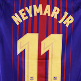 Barcelona 2017-18 Neymar Home Kit  (M)