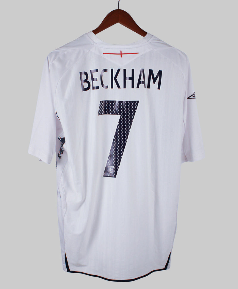 England 2007-08 Beckham Home Kit (2XL)