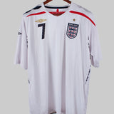England 2007-08 Beckham Home Kit (2XL)