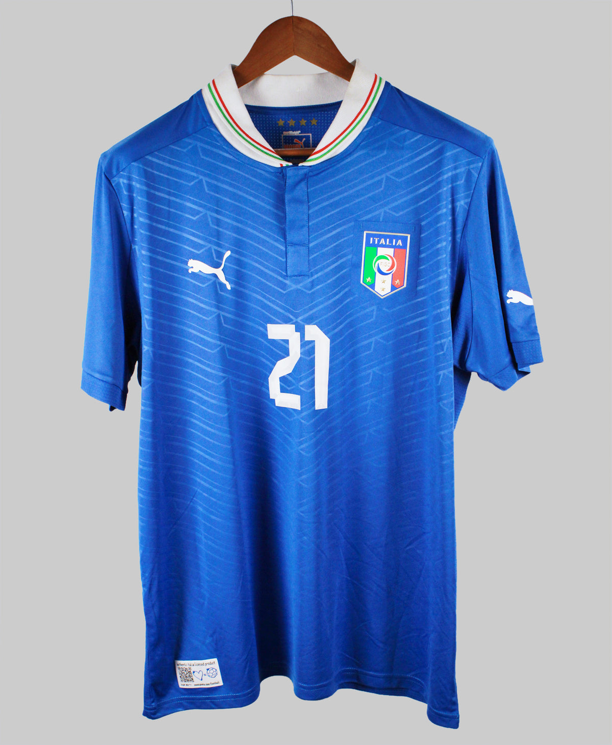 Italy 2012-13 Pirlo Home Kit (XL)