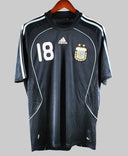 Argentina 2007-08 Messi Away Kit  (L)