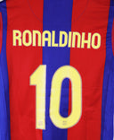 Barcelona 2007-08 Ronaldinho Youth Home Kit (YM)