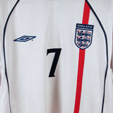 England 2002-03 Beckham Home Kit (M)