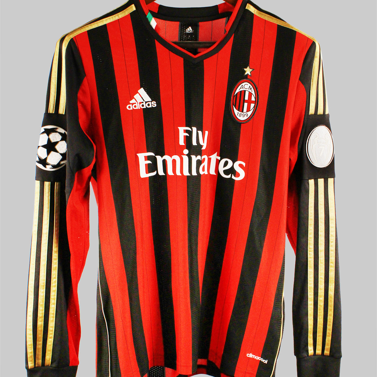 AC Milan 2013-14 Kaka Long Sleeve Home Kit  (M)