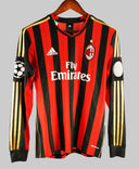 AC Milan 2013-14 Kaka Long Sleeve Home Kit  (M)