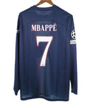 PSG 2022-23 Mbappe Long Sleeve Home Kit (XL)