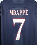 PSG 2022-23 Mbappe Long Sleeve Home Kit (XL)