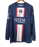 PSG 2022-23 Mbappe Long Sleeve Home Kit (XL)