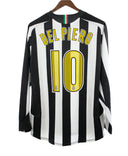 Juventus 2005-06 Del Piero Long Sleeve Home Kit (S)