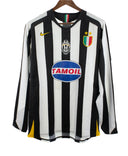 Juventus 2005-06 Del Piero Long Sleeve Home Kit (S)
