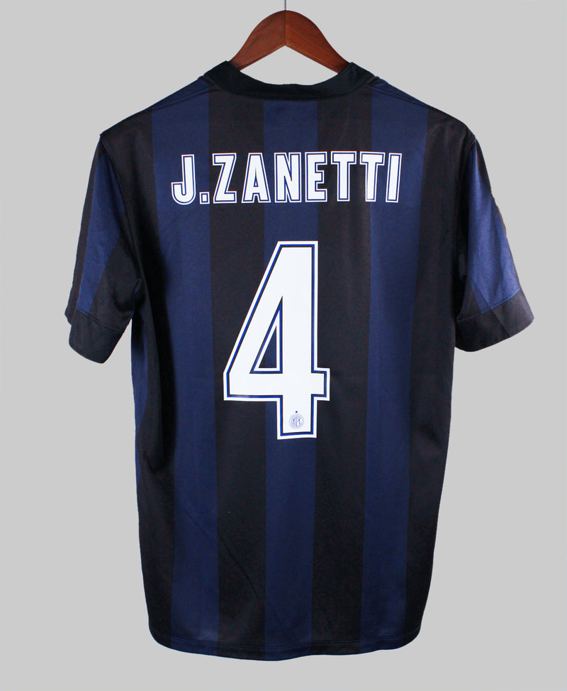 Inter Milan 2013-14 J. Zanetti Home Kit (M)