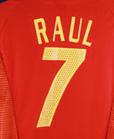 Spain 2002-03 Raul Home Kit  (M)
