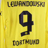 Dortmund 2013-14 Lewandowski Long Sleeve Home Kit  (M)