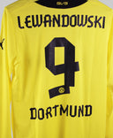 Dortmund 2013-14 Lewandowski Long Sleeve Home Kit  (M)