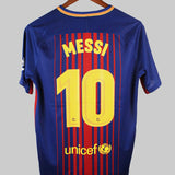 Barcelona 2017-18 Messi Home Kit (M)