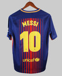Barcelona 2017-18 Messi Home Kit (M)