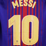 Barcelona 2017-18 Messi Home Kit (M)
