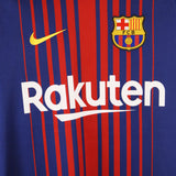Barcelona 2017-18 Messi Home Kit (M)