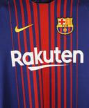 Barcelona 2017-18 Messi Home Kit (M)