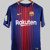 Barcelona 2017-18 Messi Home Kit (M)