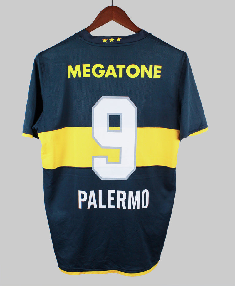 Boca Juniors 2008-09 Palermo home vintage football shirt, size S.