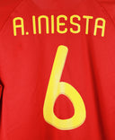 Spain 2010-11 A. Iniesta Home Kit (L)