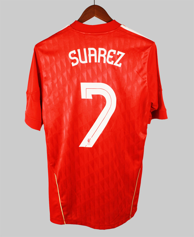 Liverpool 2010-11 Suarez Home Kit (M)