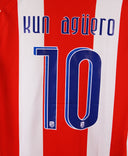 Atletico Madrid 2008-09 Kun Aguero Home Kit (L)