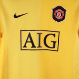 Manchester United 2006-07 Van Der Saar Goalkeeper Away Kit (YXL)