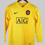 Manchester United 2006-07 Van Der Saar Goalkeeper Away Kit (YXL)