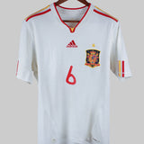 Spain 2011-12 A. Iniesta Away Kit (M)