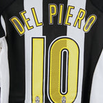 Juventus 2004-05 Del Piero Long Sleeve Home Kit (XL)