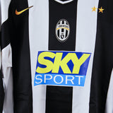 Juventus 2004-05 Del Piero Long Sleeve Home Kit (XL)