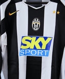 Juventus 2004-05 Del Piero Long Sleeve Home Kit (XL)