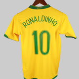 Brazil 2006-07 Ronaldinho Youth Home Kit (YL)