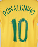 Brazil 2006-07 Ronaldinho Youth Home Kit (YL)