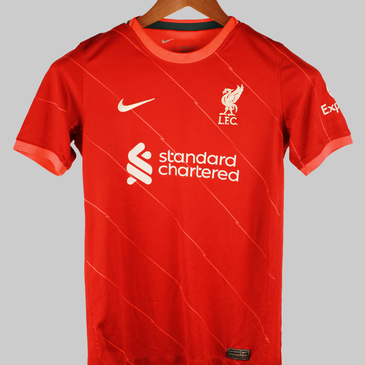 Liverpool 2021-22 Diogo J Home Kit (YL)