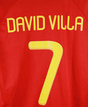 Spain 2010-11 David Villa Home Kit (M)