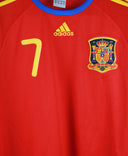 Spain 2010-11 David Villa Home Kit (M)
