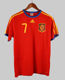 Spain 2010-11 David Villa Home Kit (M)