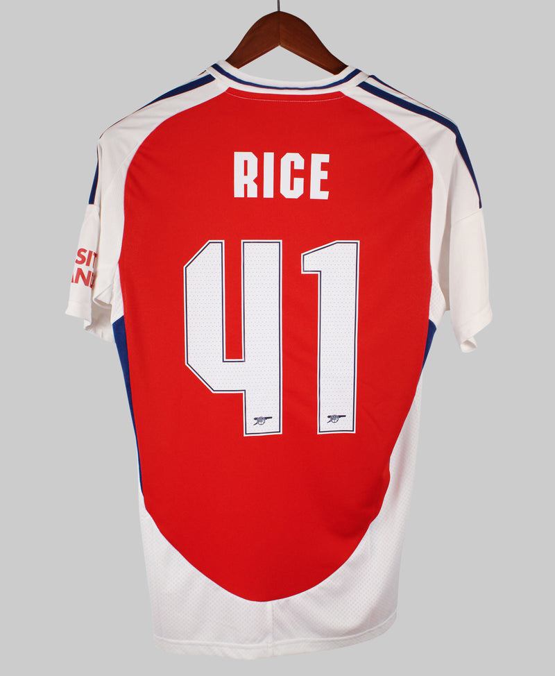 Arsenal 2024-25 Rice Home Kit (M)
