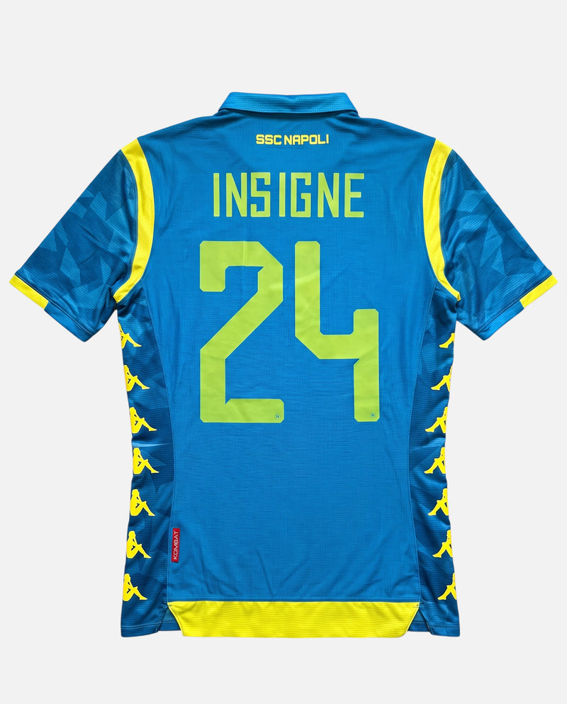 Napoli 2018-19 Insigne home vintage football shirt, size S.