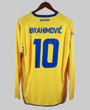 Sweden 2007-08 Ibrahimovic Home Long Sleeve Kit (XL)
