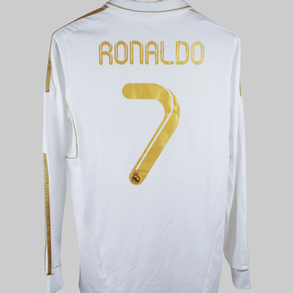 Real Madrid 2012-13 Ronaldo Home Long Sleeve Kit (YXL)